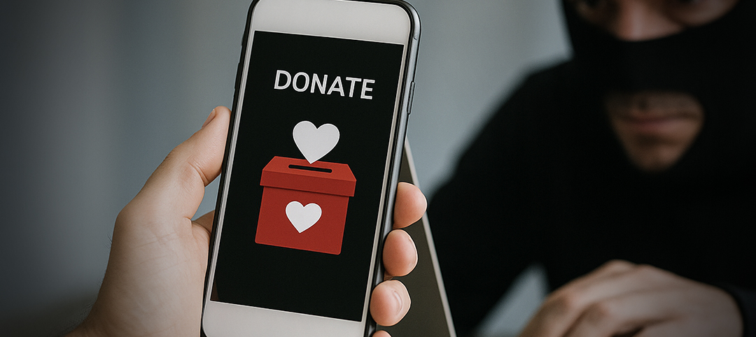 Charity and donation scam warning