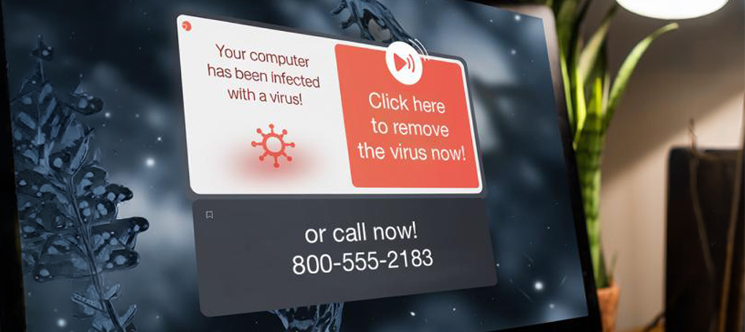 Computer tech support and subscription scam warning