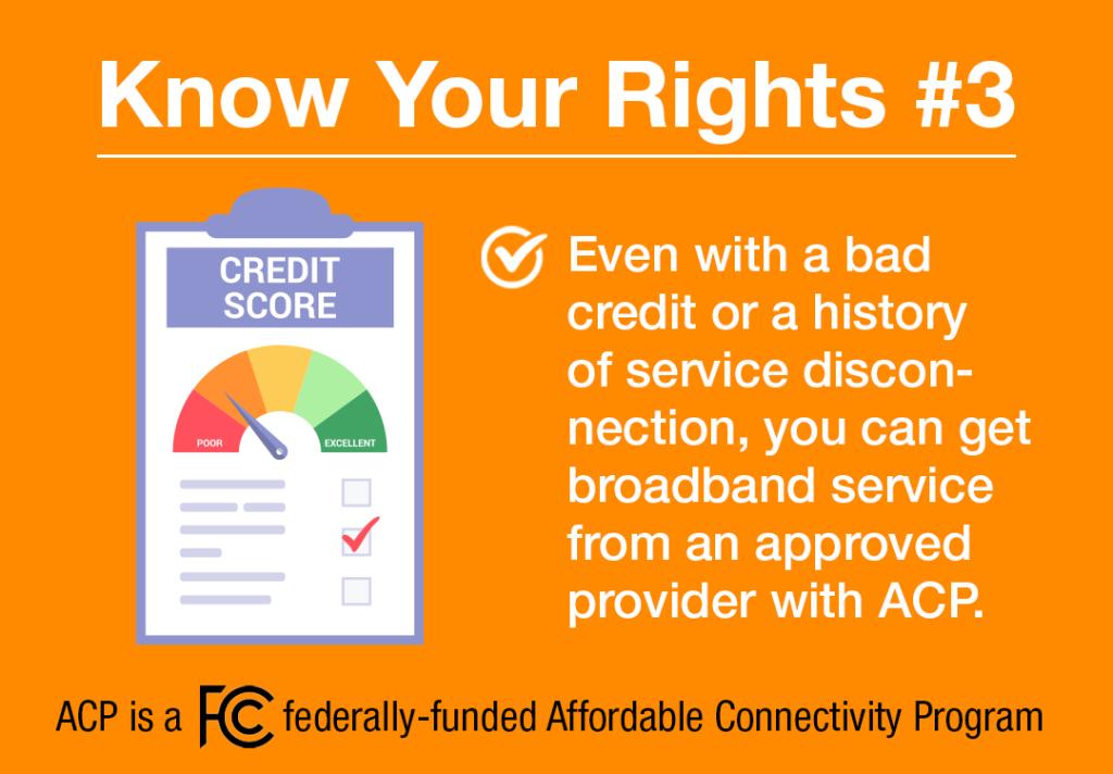 Know Your Rights #3 Poor Credit