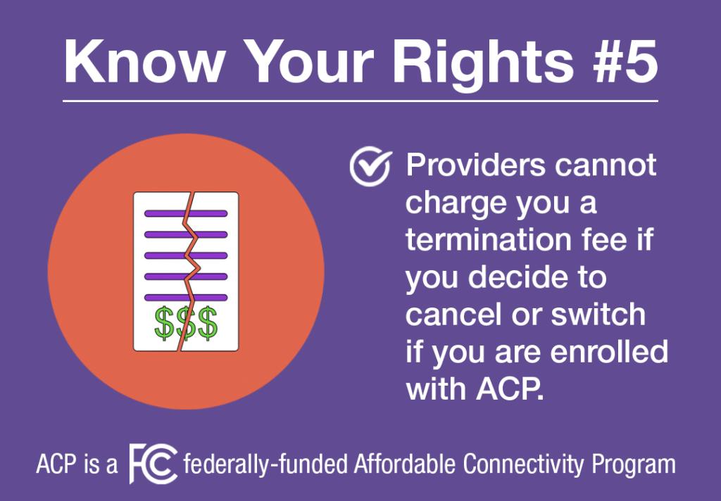 Know Your Rights #5 Termination Fees